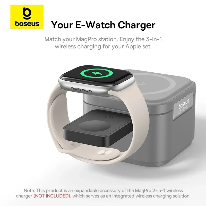 Baseus MagPro Magnetic Wireless Charger for E Watch 2.5W P10264106123 00 3