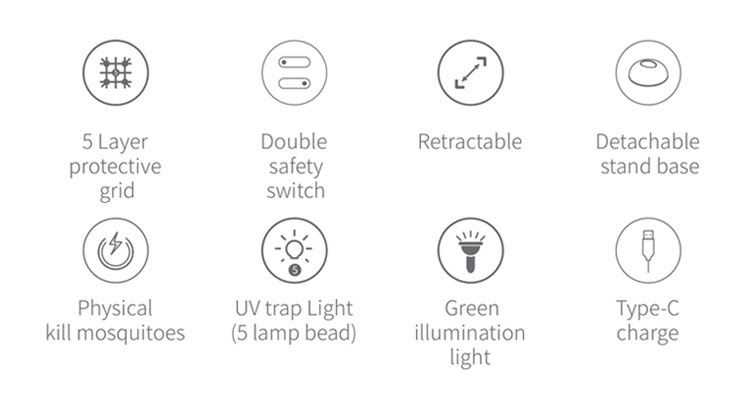 Qualitell L1 Electric Fly Mosquito Swatter
