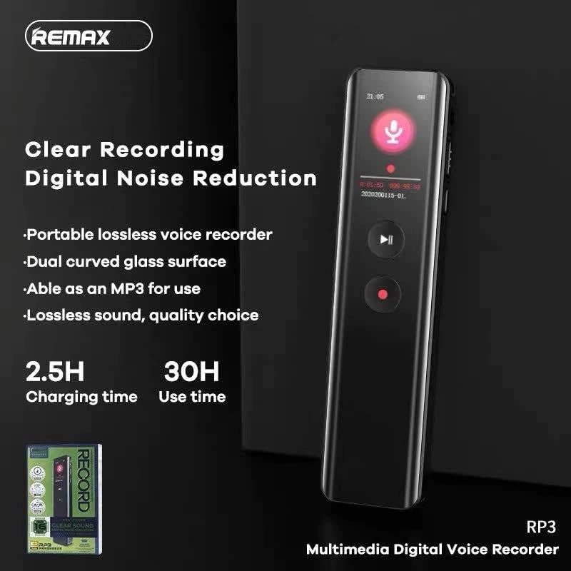 REMAX RP3 Digital Voice Recorder 16GB1536K BPS 1