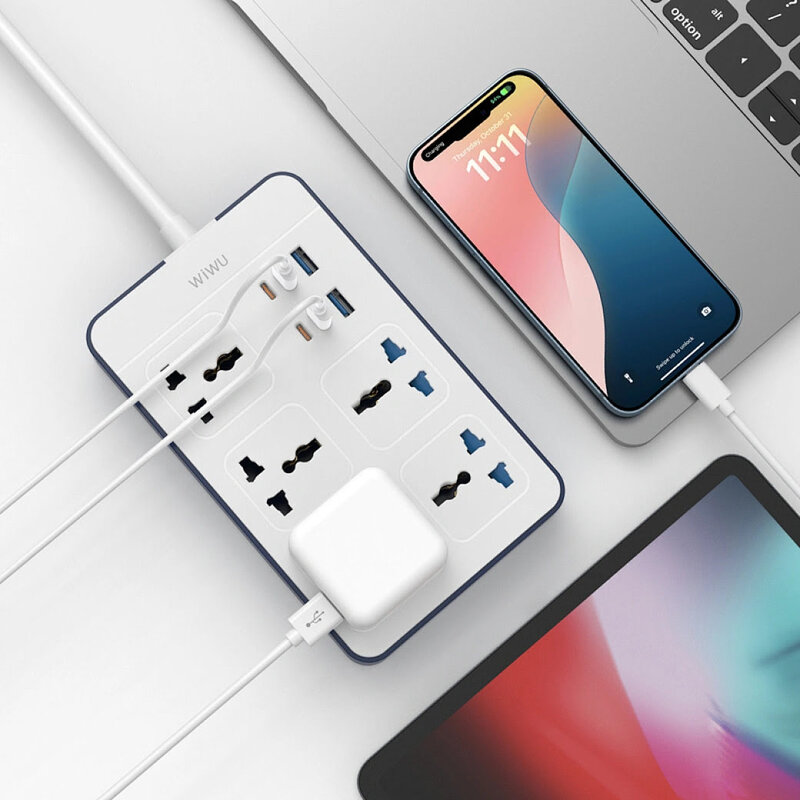 WiWU Wi S006 PS524 20W GaN 11 in 1 Multifunction Power Strip