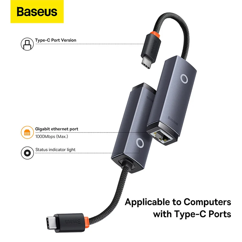 Baseus Hub Lite Series Ethernet Adapter 4