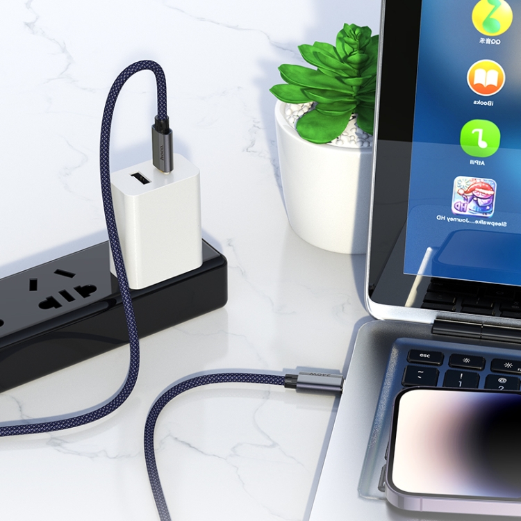 Hoco U134 240W 5A PD Charging Data Cable – 1 1