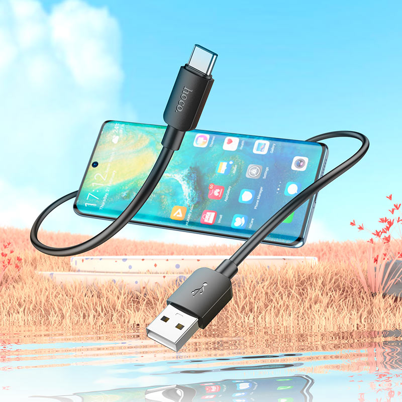Hoco X96 27W USB to Type C Fast Charging Data Cable 25cm 1