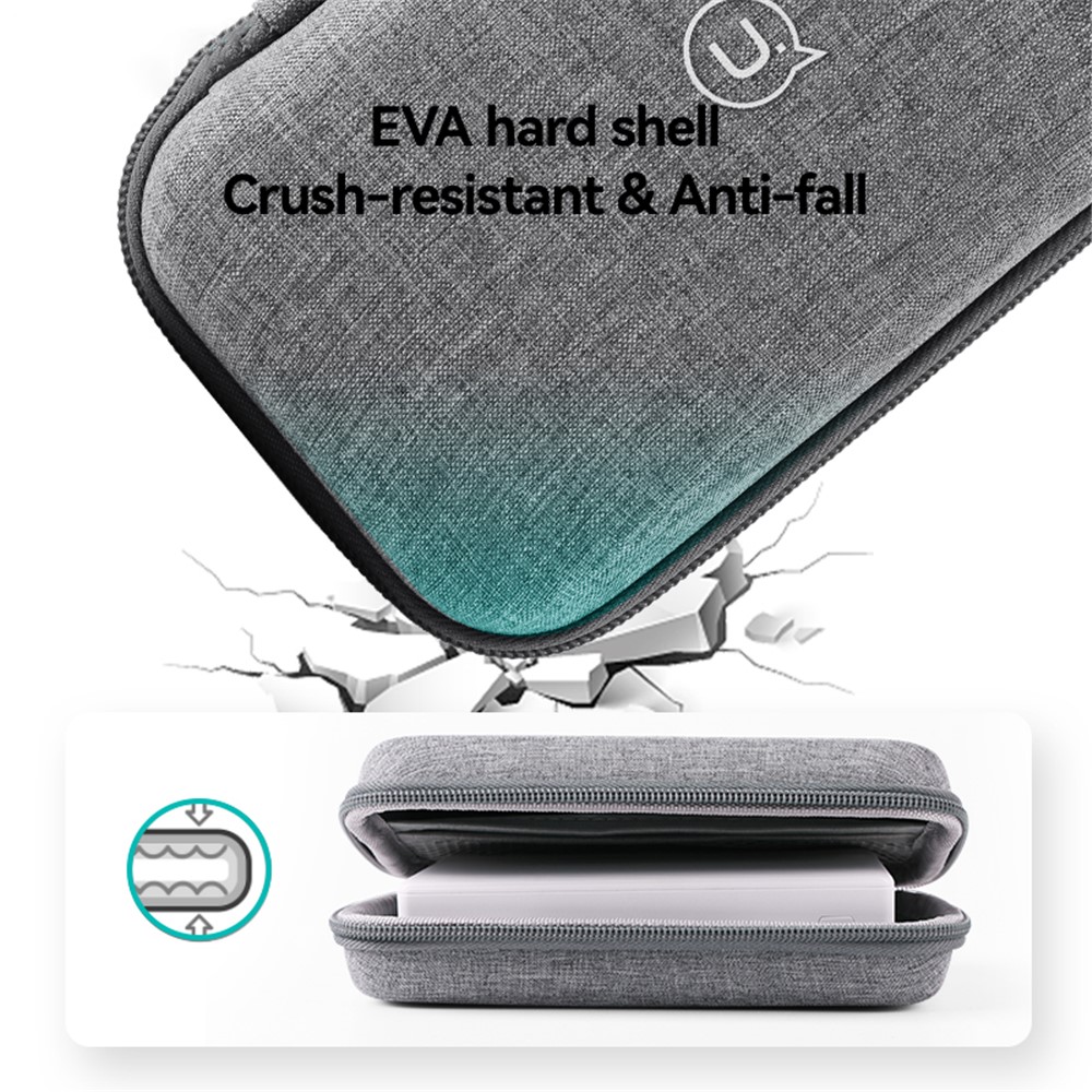 USAMS ZB263 Portable Storage Bag Pouch for Powerbank 3