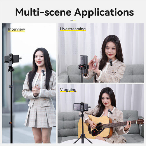 Ulanzi WM 10 Clip On Wireless Microphone 1