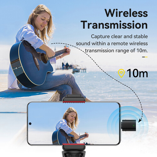 Ulanzi WM 10 Clip On Wireless Microphone 4