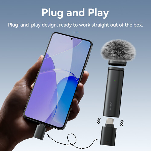 Ulanzi WM 10 Clip On Wireless Microphone 6