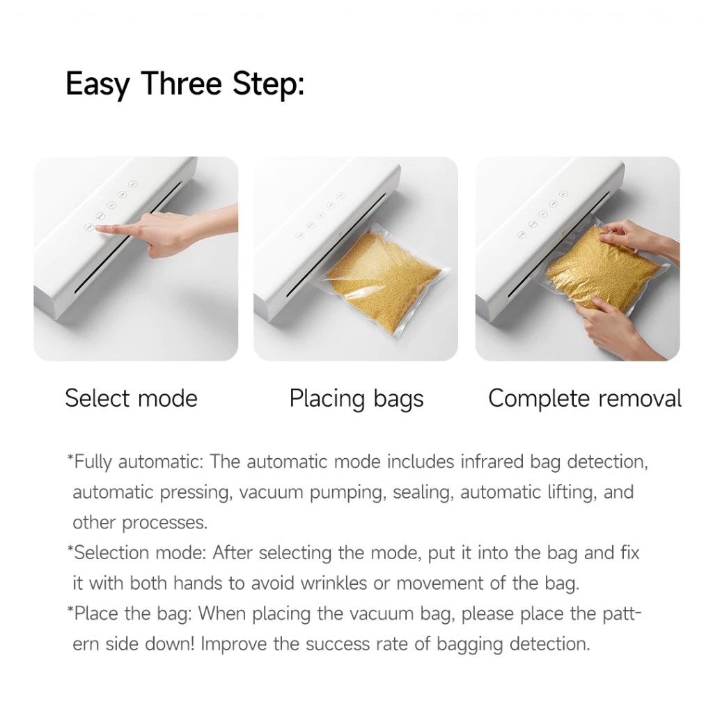Xiaomi Mijia Automatic Vacuum Sealer MJFKJ06XM 7