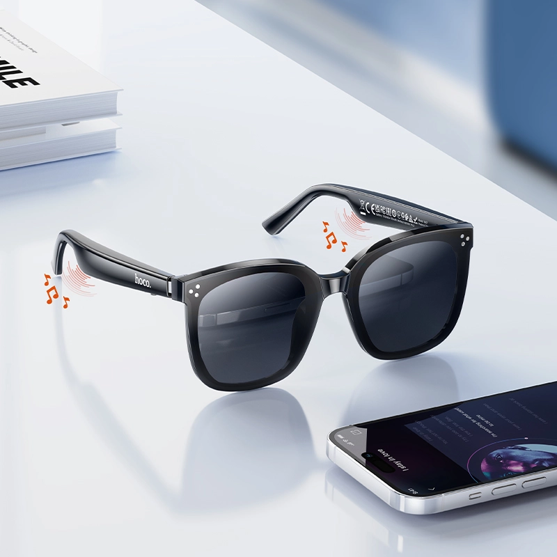 Hoco DI87 Wireless Air Conduction Audio Sunglasses with Music Playback 2