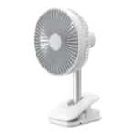 JISULIFE FA13R Original Clip Fan Auto-Oscillating Fan 8000mah Upto 28 Hour Battery Back Up Rechargeable Fan