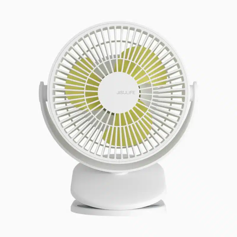 JISULIFE FA18S Portable Clip Fan USB Rechargeable 4000mAh Battery
