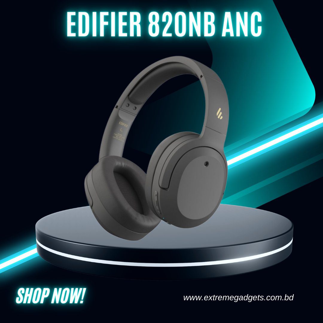 Edifier W820NB Plus Wireless Black Headphone Price in BD