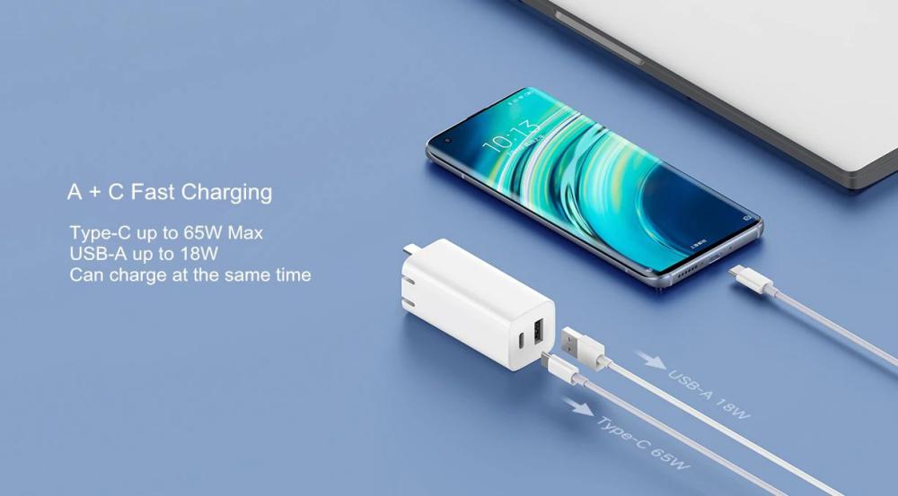 xiaomi gan charger 65w 1a1c with 5a type c charging cable 2 1