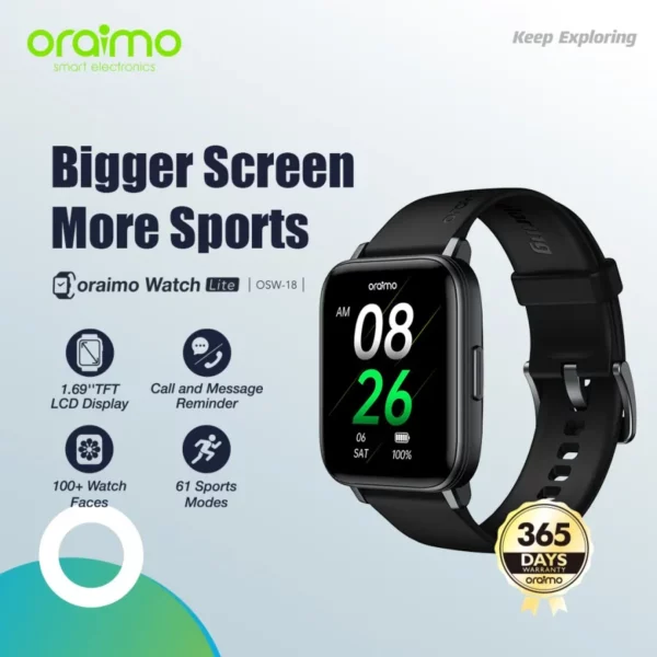 Silicone Digital Oraimo Tempo 2C Fitness Band, For Gym at Rs 780/box in  Chhatarpur