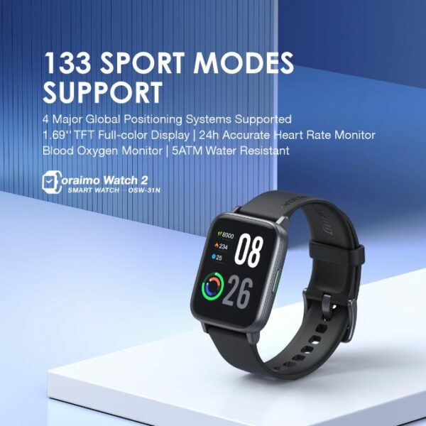 Black Silicone Oraimo Tempo S2 Smart Watch at Rs 2999/piece in Chhatarpur |  ID: 26047410691
