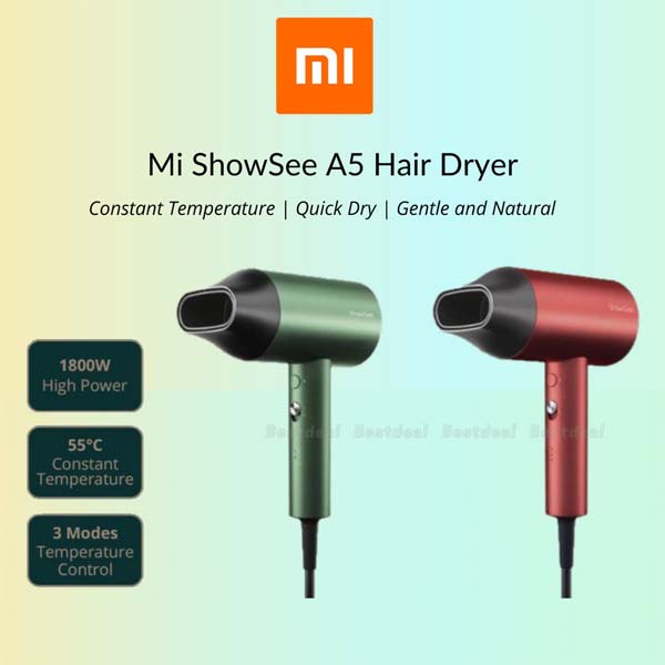 Xiaomi SHOWSEE A5 R G Anion Negative Ion Hair Dryer 3