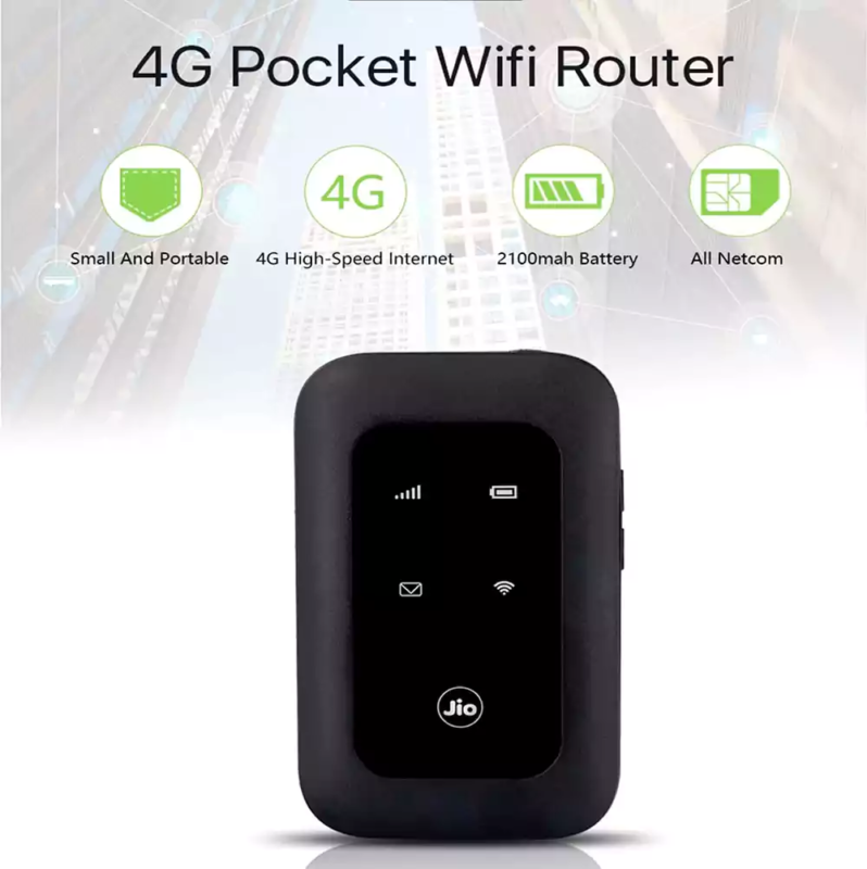 Jio 4G Plus LTE Advanced Mobile Hotspot Router MF680s