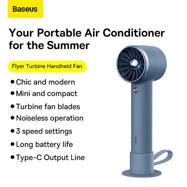 Baseus ACFX010103 Fan Flyer Turbine Handheld Fan 1