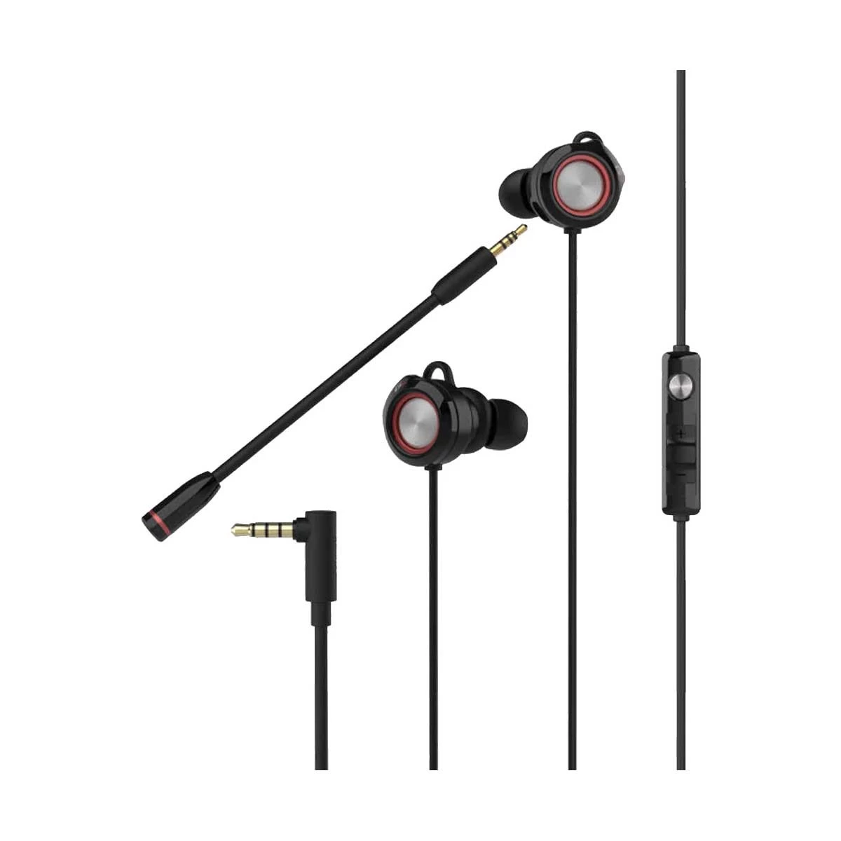 edifier gm3 se in ear wired black red gaming 11599890035 1