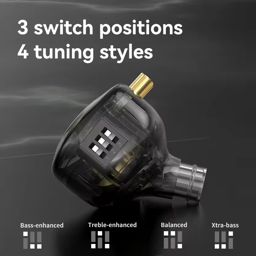 TRN MT1 MAX 10mm Dual Magnet Dynamic Driver Iems 1