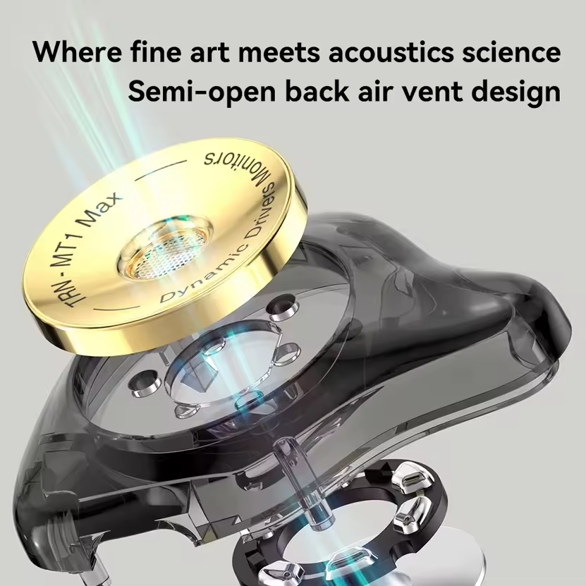 TRN MT1 MAX 10mm Dual Magnet Dynamic Driver Iems 3