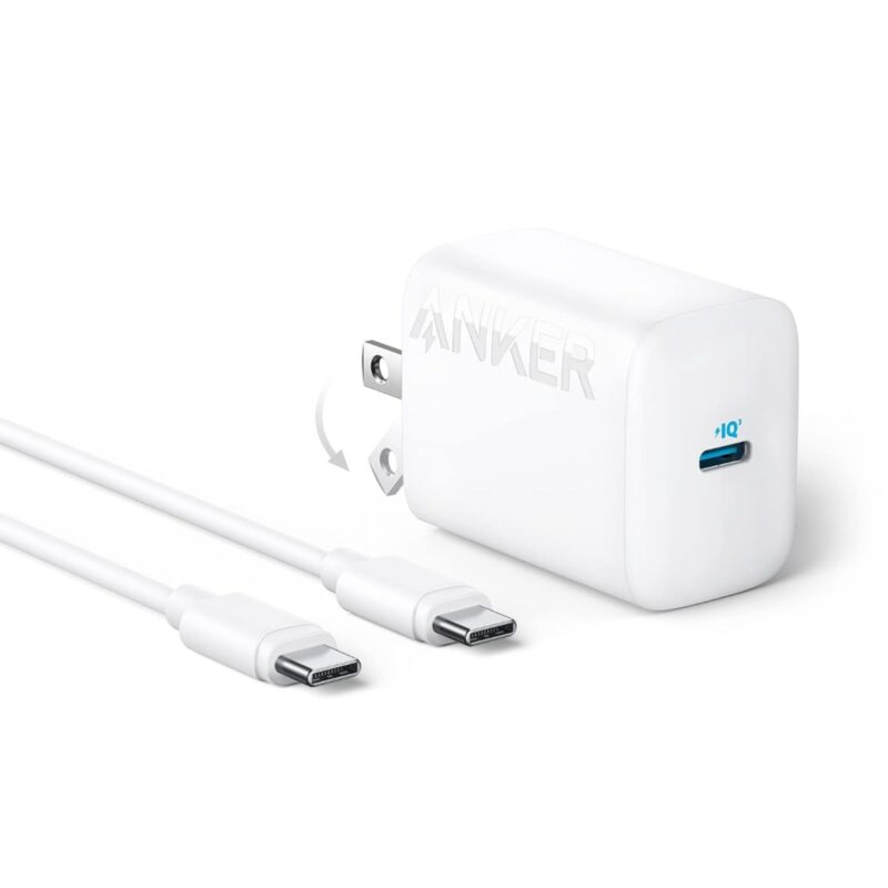 Anker 312 Charger 30W with 5 ft USB C to USB C Cable 1 1