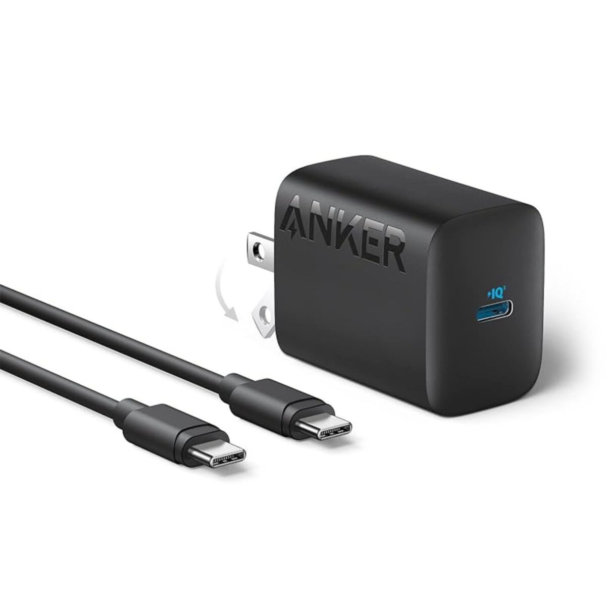 Anker 312 Charger 30W with 5 ft USB C to USB C Cable 1