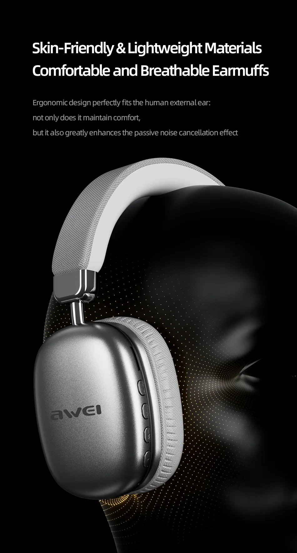 Awei AT7 Bluetooth Headphone 3