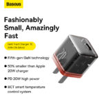Baseus GaN5 Fast Charger 20W 1C - Image 5