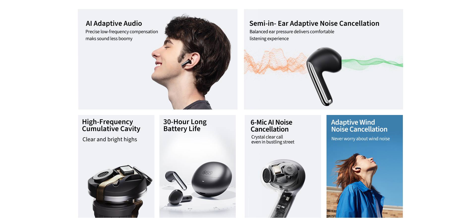 Qcy Ailypods ProHT10 Anc Adaptive Anc 1