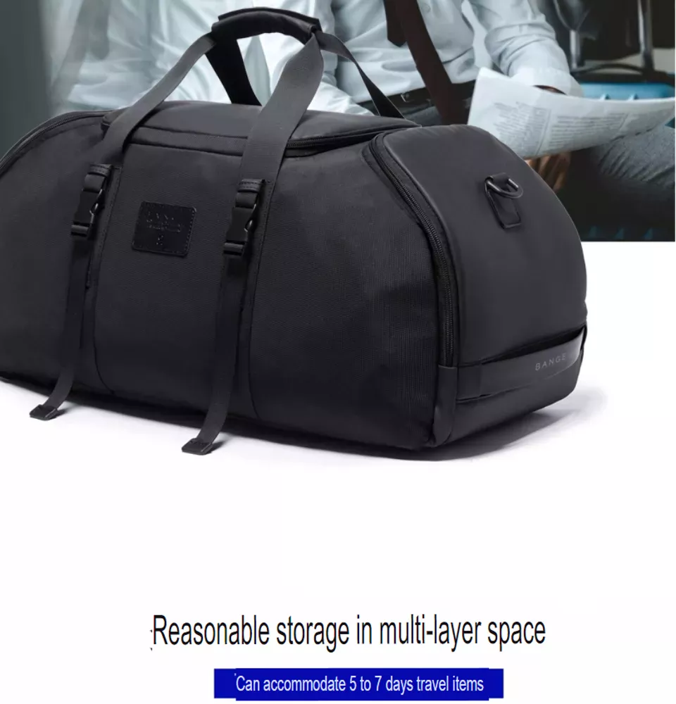 bange bg 7088 multi function large capacity men travel bag 36l 3 1