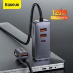 Baseus Share Together PPS Multi-port Fast Charging Car Charger (2U+2C 120W) - Image 2