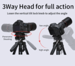 Jmary Professional Tripod (KP-2234) - Image 13