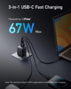 Anker Prime 67W GaN Wall Charger (3 Ports) - Image 6