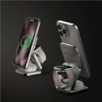 Momax Q2.Mag Go Qi2 3-in-1 Magnetic Wireless Charging Stand - Image 3