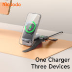 Mcdodo MagQ Qi2 3-in-1 Foldable Wireless Charging Station (CH-519) - Image 5