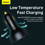 Baseus Qualcomm Quick Charge 5 Technology Multi-Port Fast Charge (C+C+U) 160W Set - Image 12