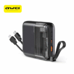 Awei P149K 22.5W Mini Portable Power Bank 10000mAh With Cable