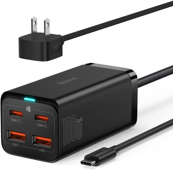 Baseus GaN3 Pro 100W Desktop Fast Charger Dual USBDual Type C CN Price in Pakistan 600x590 1