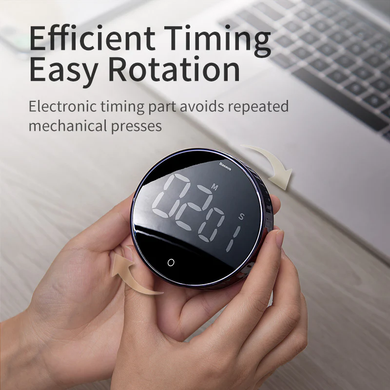 Baseus LED Digital Timer Stopwatch Alarm Clock Heyo 4