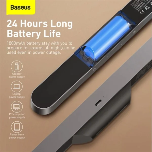 Baseus Magnetic Stepless Dimming Charging Desk Lamp 6
