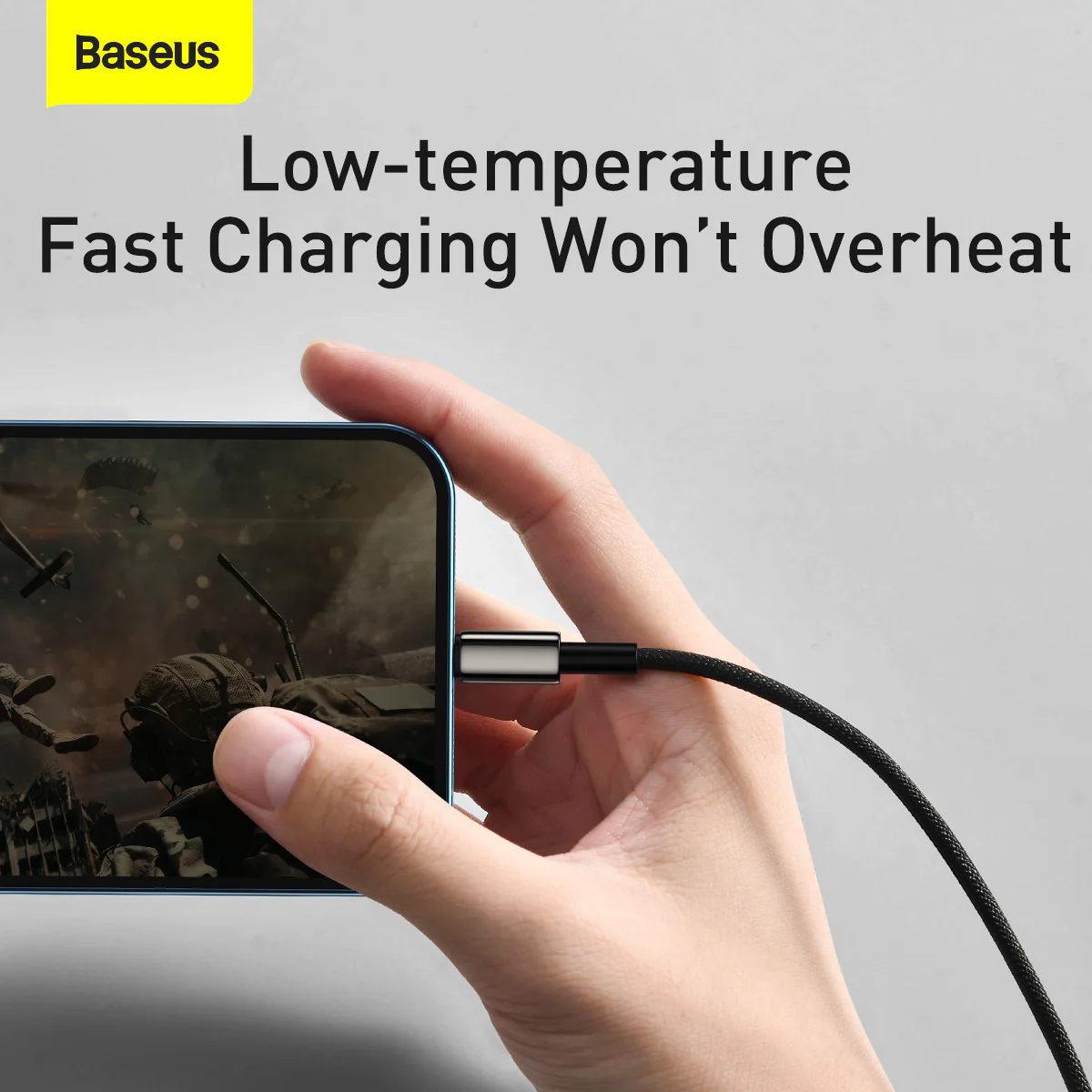 Baseus Tungsten Gold One For Three Fast Data Cable 7