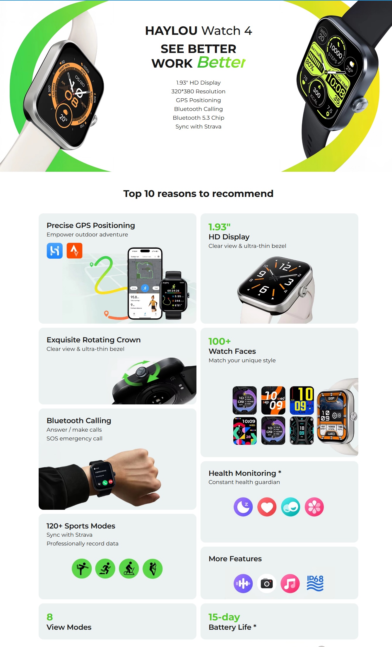 HAYLOU Watch 4 3