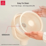 Xundd XDOT-063 Multi-Functional Circulation Clip Fan