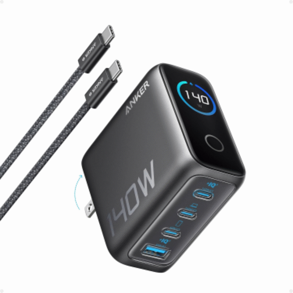 Anker Zolo Charger (140W, 4-Port, PD 3.1) B2697