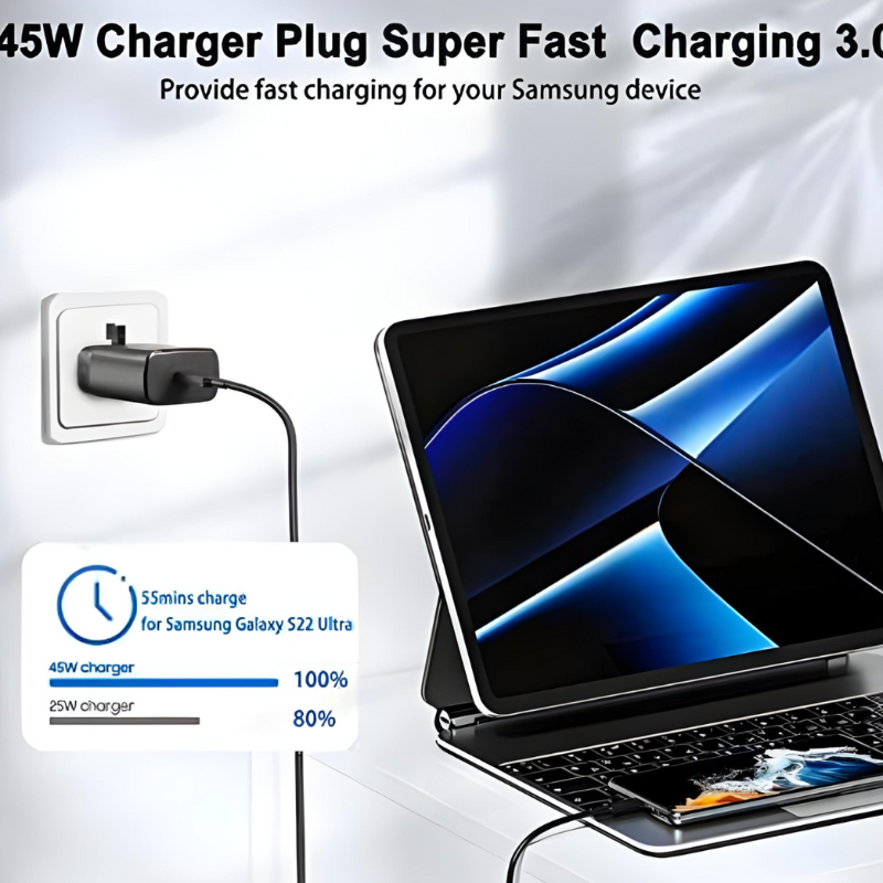 Samsung 45W Super Fast Charger Set 9