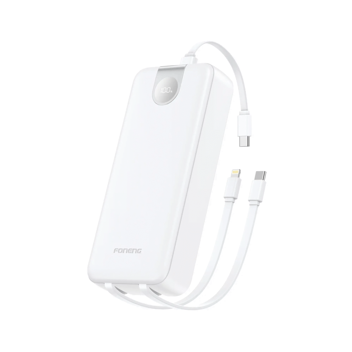 Foneng PX107 20000mAh Power Bank with 3 Built-in Cable Fast