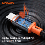 Mcdodo Type-C Digital Audio Cable | Type-C to DC3.5mm Female - Image 8
