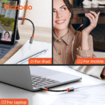 Mcdodo Type-C Digital Audio Cable | Type-C to DC3.5mm Female - Image 10