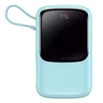 Baseus Qpow 10000mAh 15W Digital Display Powerbank with iP Cable (PPQD050103) - Image 4